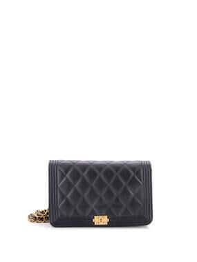 Chanel Boy Wallet On Chain Quilted #296802C26B